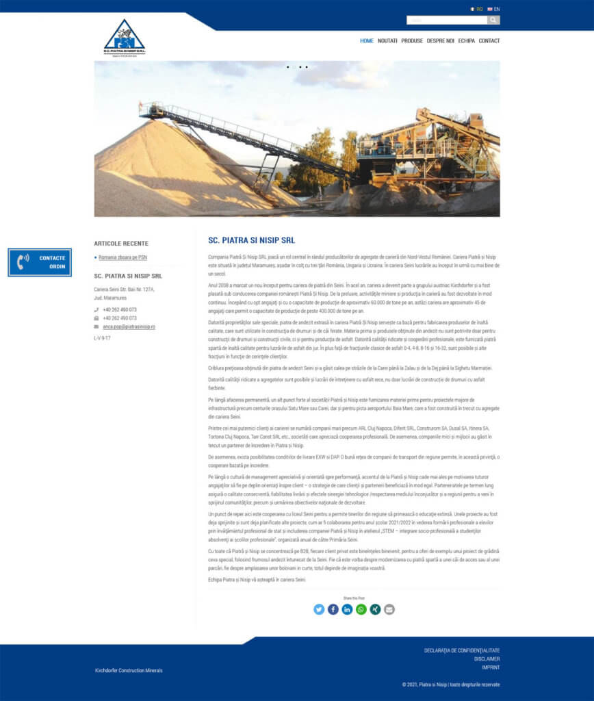 Piatra si Nisip SRL